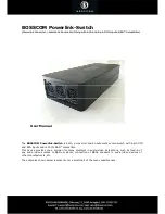 Preview for 1 page of Bosscom Powerlink-Switch User Manual