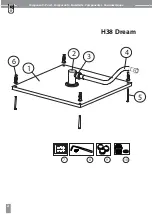 Предварительный просмотр 2 страницы Bossini DREAM H38380 Installation And Care Instructions