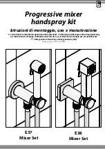 Bossini E37 Instructions For Installation, Operation And Maintenance предпросмотр