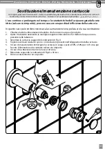 Предварительный просмотр 11 страницы Bossini E37 Instructions For Installation, Operation And Maintenance