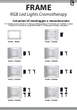 Bossini FRAME Installation And Care Instructions preview