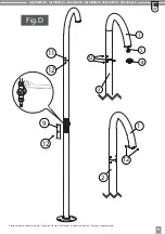 Предварительный просмотр 9 страницы Bossini L00826 Instructions For Installation, Operation And Maintenance