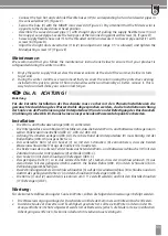 Предварительный просмотр 11 страницы Bossini OKI Floor L00818 Instructions For Installation, Operation And Maintenance