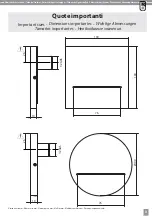 Предварительный просмотр 3 страницы Bossini OLE SQUARE E86908 Installation Instructions Manual