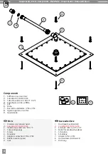 Предварительный просмотр 2 страницы Bossini Paris I01600 Installation And Care Instructions