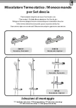 Bossini SET DZ Installation Instructions Manual предпросмотр