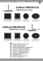 Bossini Soffioni DREAM H35 Series Installation And Care Instructions preview