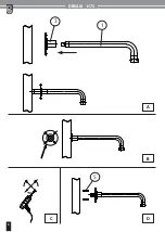 Предварительный просмотр 4 страницы Bossini Soffioni DREAM H75 Installation And Care Instructions