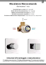 Bossini Z00007/Z00008 Installation And Care Instructions preview