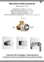 Preview for 1 page of Bossini Z00007/Z00067 Installation And Care Instructions