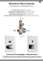 Предварительный просмотр 1 страницы Bossini Z00063000073005 Installation And Care Instructions