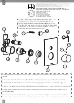 Предварительный просмотр 2 страницы Bossini Z00063000073005 Installation And Care Instructions