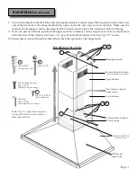 Предварительный просмотр 12 страницы bossino mockingbird pro 36" Installation Manual And User'S Manual