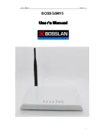 Предварительный просмотр 1 страницы Bosslan BOSSGSM15 User Manual