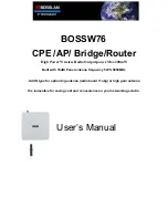 Preview for 1 page of Bosslan BOSSW76 User Manual