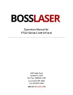 BOSSLASER FTC61 Series Operator'S Manual предпросмотр