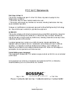 Preview for 8 page of BossPac WASP Manual