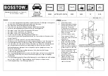 Предварительный просмотр 2 страницы BOSSTOW C0555 Quick Start Manual