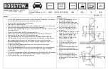 Предварительный просмотр 2 страницы BOSSTOW F0917 Fitting Instructions