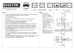 Предварительный просмотр 2 страницы BOSSTOW K0385 Fitting Instructions