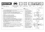 Предварительный просмотр 2 страницы BOSSTOW M0976 Quick Start Manual