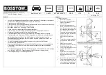 Предварительный просмотр 2 страницы BOSSTOW O0625 Quick Start Manual