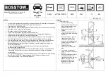 Предварительный просмотр 2 страницы BOSSTOW O0635 Quick Start Manual