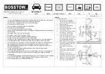 Предварительный просмотр 2 страницы BOSSTOW R0915 Quick Start Manual