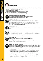 Preview for 6 page of BossWeld 200X Manual