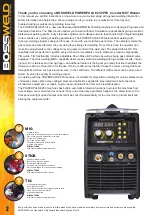 Preview for 2 page of BossWeld 660250 Manual