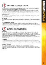 Preview for 9 page of BossWeld 660250 Manual