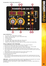 Preview for 21 page of BossWeld 660250 Manual