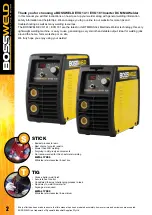 Preview for 2 page of BossWeld EVO141 Manual