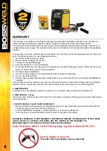 Preview for 4 page of BossWeld EVO141 Manual