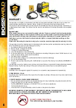 Preview for 4 page of BossWeld M150 Manual