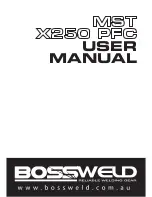 BossWeld MST X250 PFC User Manual preview