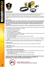 Preview for 4 page of BossWeld P40 Manual