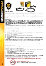 Preview for 4 page of BossWeld S140 Manual