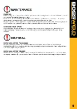 Preview for 9 page of BossWeld ST 141X Manual