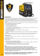 Предварительный просмотр 4 страницы BossWeld X Series Manual