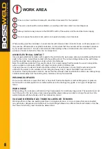 Предварительный просмотр 8 страницы BossWeld X Series Manual