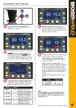 Предварительный просмотр 15 страницы BossWeld X Series Manual