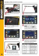 Предварительный просмотр 22 страницы BossWeld X Series Manual