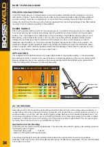 Предварительный просмотр 34 страницы BossWeld X Series Manual