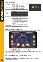 Предварительный просмотр 44 страницы BossWeld X Series Manual