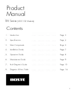 Preview for 2 page of Boste UDC102 Product Manual