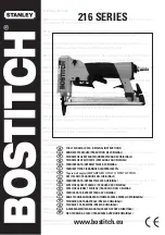 Preview for 1 page of Bostitch 216 series Original Instructions Manual