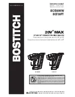 Bostitch BCF28WW Instruction Manual preview