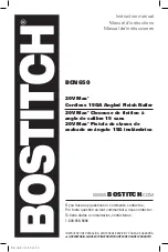 Bostitch BCN650 Instruction Manual preview