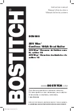 Bostitch BCN680 Instruction Manual preview